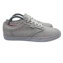 Vans Atwood Low Lace Up Casual Skate Canvas Gray Shoes Womens 10 - $34.64