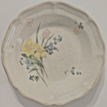 MIKASA Garden Club Early Spring EC 408 Off White Trim Soup Bowl Japan 8 ... - £6.45 GBP