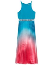 Rare Editions  Girls Ombre Pleated Charmeuse Dress - $32.00