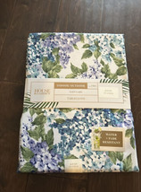 House &amp; Garden Hydrangea Print Tablecloth Floral Multicolor New 70” Round - $34.97