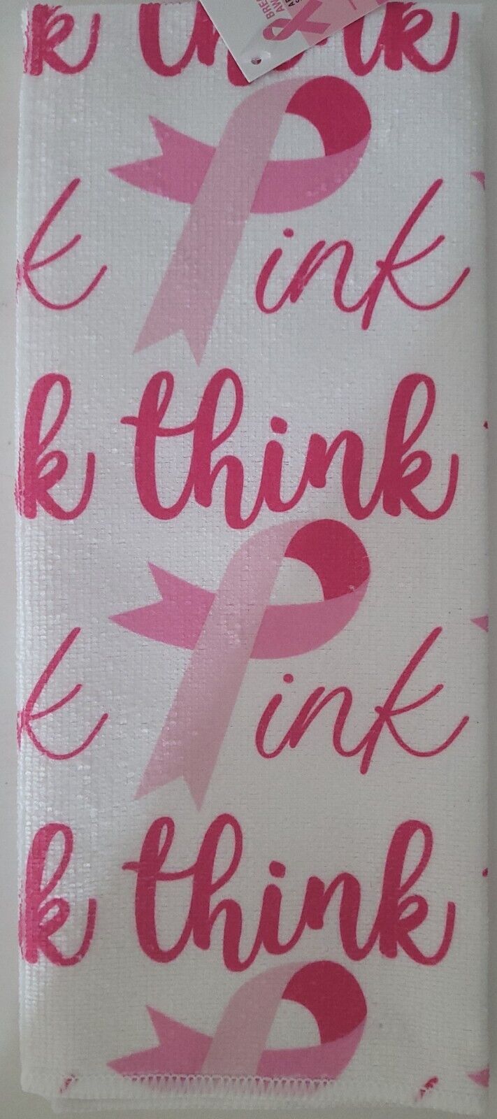 Breast Cancer Awareness Microfiber Towels Kitchen Bath Sports Workout S2... - $3.49