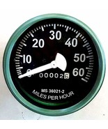 Speedometer 60 MPH for Willys MB GPW CJ2A, CJ3A &amp; CJ3B Jeep Ford CJ Gree... - $37.62