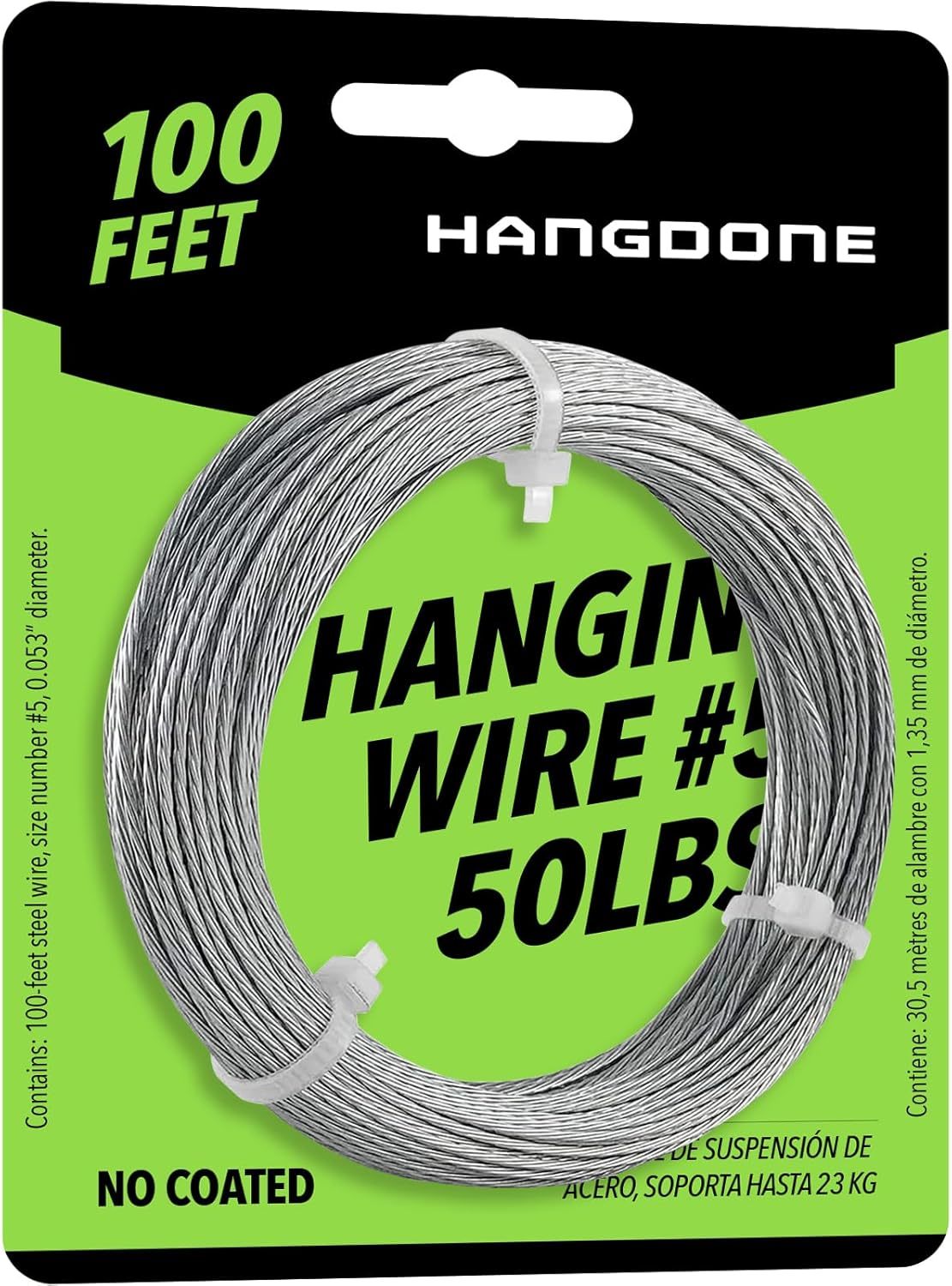 Picture Hanging Wire #5 50lbs 100-Feet, Flexible Steel Wire 16 Gauge for... - $32.17