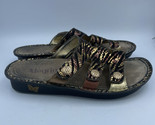 Alegria Ven-714 Venus Bronze Gleam Snake Print Sandals Women&#39;s sz 8-8.5 ... - $24.18