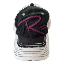 Rascal Flatts Women’s Distressed Trucker Hat – Black &amp; Pink Embroidered ... - $21.00