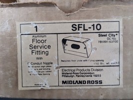 Midland-Ross Steel City SFL-10 Aluminum Floor Service Fitting - €8,56 EUR