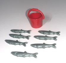 Playmobil 4468 Delfinarium Dolphin Zoo Aquarium 2006 Bucket & Fish Only 30065420 - £11.81 GBP