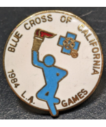 Blue Cross of California 1984 Olympic L.A. Games Enamel Lapel Backpack H... - $363.02 MXN