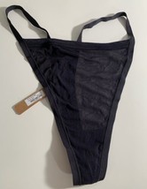 SKIMS Thong Underwear-NEW ‘Summer Mesh String’ Black Discont. 4XL  Women’s - $15.05