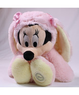 Disney Store Authentic In Pink Plush Stuffed Minnie Mouse Bunny Suit EAS... - £9.20 GBP