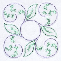 Jack Dempsey Needle Art Swirls 18 Inch Quilt Blocks - $318.16 MXN