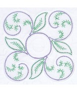 Jack Dempsey Needle Art Swirls 18 Inch Quilt Blocks - $312.16 MXN