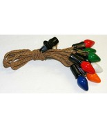 Vintage C-7 Christmas Lights #5 - Cloth Strand - £9.01 GBP