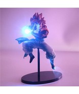 New Dragon Ball Z Super Saiya Goku Vegeta Power Up Led Light Action Plas... - £47.81 GBP