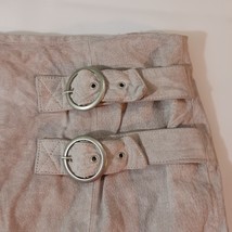 BlankNYC Blank NYC Women's Tan Leather Lined Retro Look Skirt Size 31 image 4