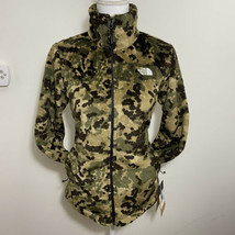 The North Face Women&#39;s Seasonal Osito Jacket Full Zip Olive Camo Print S... - £63.39 GBP