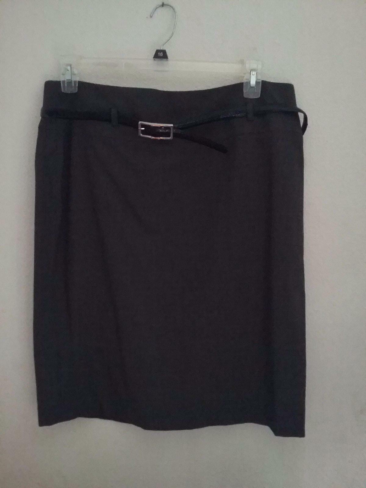 Apt 9 Black Coal Pencil Skirt with Belt and Lining Women&#39;s Size 16 - $25.00