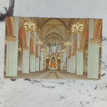 Vintage Postcard Interior Of Cathedral Of St Helena Montana Unposted  - £6.20 GBP