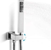 Dr Faucet Hand Held Shower Wand Wall Mount Square Brass Handheld Shower Single - £51.03 GBP