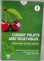 Slimming Care Cherry Fruit And Vegetable Detox Fat Burning Diet Supplements 15cp - £14.14 GBP