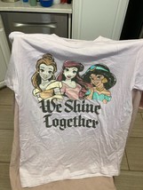 Disney Princess We Shine Together Shirt Size L - £11.67 GBP