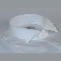 Mens CEREMONIA Tuxedo Formal Shirt 100% Cotton Turkey Slim Fit #stn 13 ATY white image 4