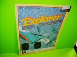 Explorer Video Arcade Game Magazine Advertisement Ready To Frame Art Vin... - $13.78