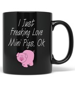 PixiDoodle I Love Mini Pigs - Cute Pig Lover Coffee Mug (11 oz, Black) - $25.91+