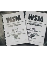 100 GSM - KUBOTA EXCAVATOR KX36-3 KX41-3S KX41-3V SERVICE &amp; MECHANISM WO... - $118.12 CAD