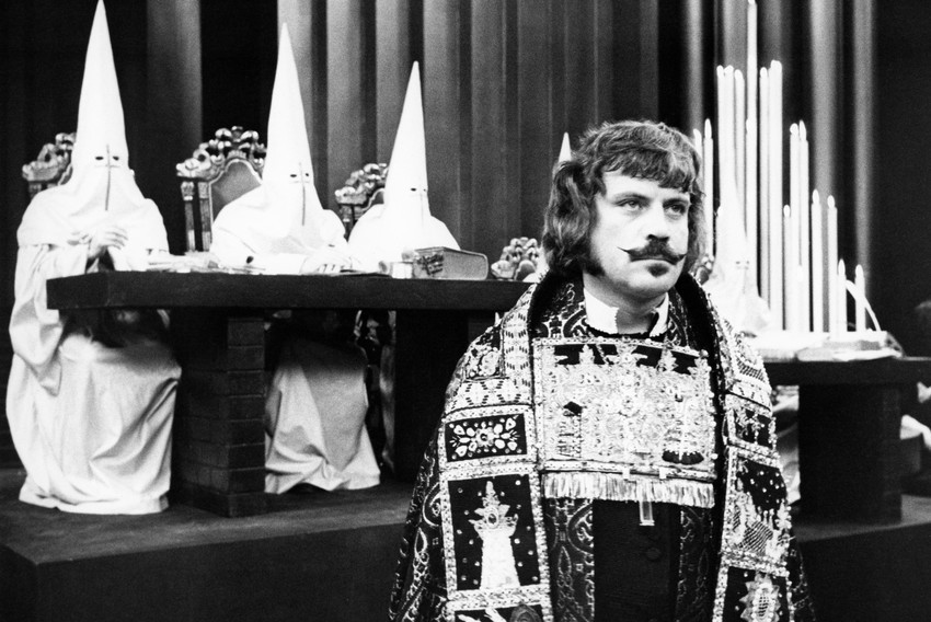 Oliver Reed in The Devils Stands Before Men in Wizard Costume in Church 18x24 Po - $23.99