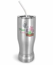 PixiDoodle Spring Gardening Crazy Plant Lady Insulated Coffee Mug Tumbler with S - £27.70 GBP+