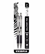 Zebra 2ct F-301 Ballpoint Pens Black Ink Fine .7mm - $12.86