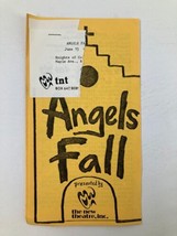 1982 Souvenir Program The New Theatre Inc. Angels Fall by Jerry Marino - £11.23 GBP