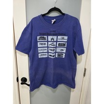 Vintage 1998 Oregon Shakespeare Festival Tee L Blue Hanes OSF Shirt Disc... - $15.00