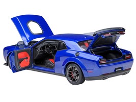2022 Dodge Challenger R/T Scat Pack Widebody Indigo Blue 1/18 Model Car by Auto - £235.28 GBP