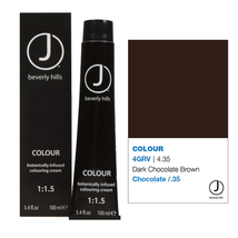 J Beverly Hills COLOUR Botanically Infused Hair Color Cream  - 4GRV 4.35 Dark Ch