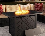 43 Inch Propane Fire Pit Table, 50,000 Btu Gas Fire Pit With Ignition Sy... - $426.99