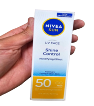 Nivea Sun UV Sunscreen Face Shine Control Cream for Mat Look SPF50, 50ml - £15.72 GBP