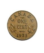1933 Canada Small One Cent Coin Circulated VG - €1,21 EUR