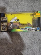 Star Wars The Power of the Force Imperial Speeder Bike Radio Control 1997 - $21.51