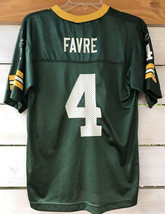 Vtg Youth L 14-16 Football Jersey Brett Favre Green Bay Packers Reebok NFL  - £19.17 GBP