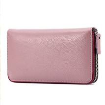 New Fashion Leather Women Wallets Female Long Zipper Clutch Lady Wallet Wrist  B - £54.33 GBP