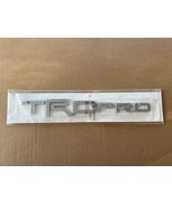 NEW SILVER TRD PRO Emblem Badge Decal Sticker 4Runner Tacoma Tundra Blac... - $14.99