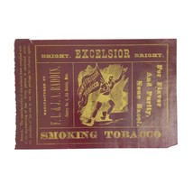 1870s Cigarette Smoking Tobacco Paper Label Bright Pack Wrapper Exclesio... - $105.01
