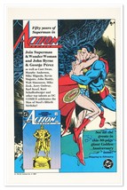 Print Ad Action Comics 50 Years of Superman Vintage 1988 Magazine Advert... - $9.70