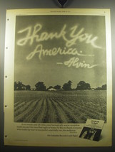 1975 Alvin Lee In Flight Album Advertisement - Thank You America. - Alvin - $18.49