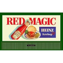 Red Magic Heinz Ketchup Glossy Billboard Insert For LIONEL/AMERICAN Flyer - £5.57 GBP