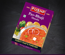 Pushp Pav Bhaji Masala Blend | Organic Premium Spices | Original Mumbai Flavour - £19.35 GBP+