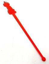 TWA Italy Souvenir Stirrer Red Swizzle Stick Mixed Drink US Seller 22dx - $10.88