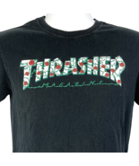 Thrasher Thorn Roses Logo S T-Shirt size Small Skateboard Magazine Skater SF Tag - £14.31 GBP